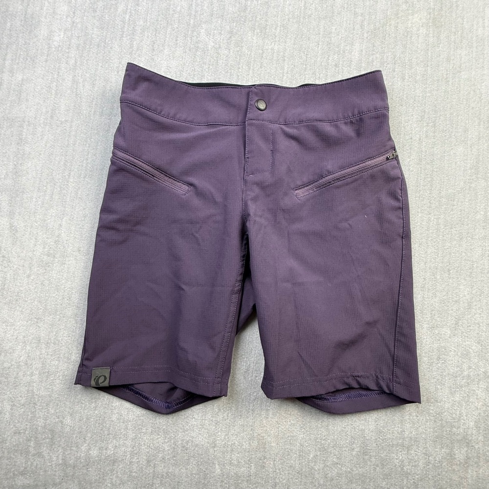 Pearl Izumi Kids Purple Mountain Bike Shorts Ripstop Stretch Size Medium M